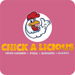 Chick-a-licious Manchester logo.